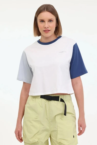 LUMBERJACK WL ANNABEL-C 11CK1234 5FX KADIN CROP TSHIRT ürün görseli 1