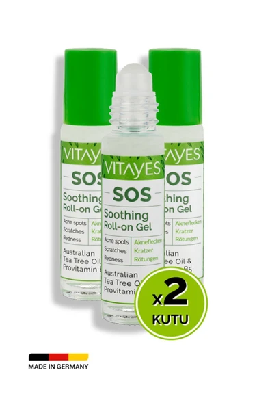 VITAYES Akne Sivilce Siyah Nokta Cilt Problemlerini Onarıcı Doğal Çay Ağacı Özlü Serum 2'li Avantajlı Set ürün görseli 1