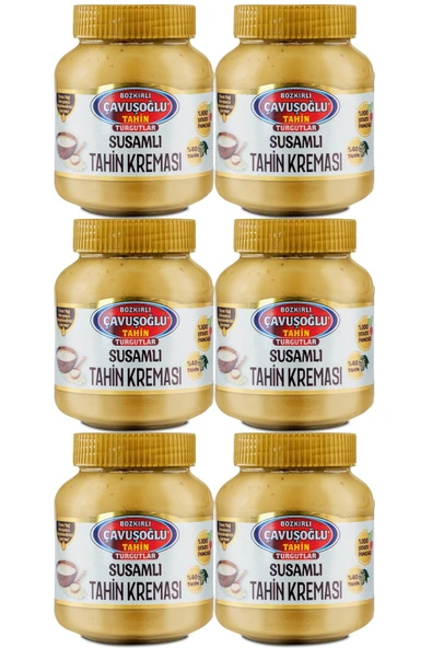 Bozkırlı Çavuşoğlu Susamlı Tahin Kreması 330 gr x 6 Adet ürün görseli 1