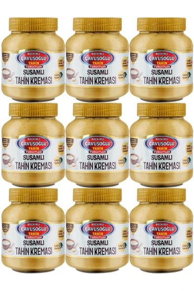 Bozkırlı Çavuşoğlu Susamlı Tahin Kreması 330 gr x 9 Adet ürün görseli 1