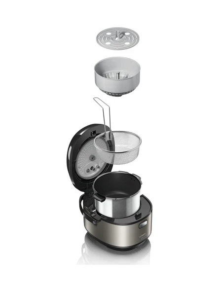 AÇIKLAMAYI OKU - Bosch Auto Cook Pro MUC88B68TR Çoklu Pişirici Metalik / Siyah ürün görseli 1