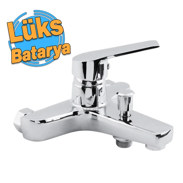 Lüks Banyo Bataryası Duvar Tipli Lavabo Mutfak Duş Musluğu Batarya Sıcak Soğuk Çift Su Girişli ürün görseli 1