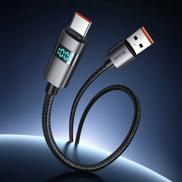 Mcdodo CA-6520 100W Usb TypeC Hızlı Şarj Kablosu 1.2M -Siyah ürün görseli 1