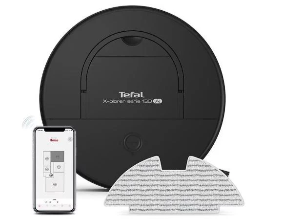 Tefal RG9075 X-Plorer Serie 130 AI Mop Akıllı Robot Süpürge -  Açılmış Kutu (Sıfır Kondisyon) ürün görseli 1