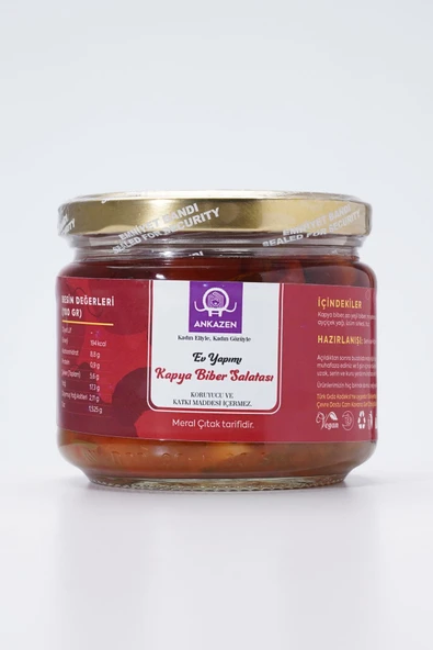 ANKAZEN Kadın Eliyle Kapya Biber Salatası 275 gr ürün görseli 1