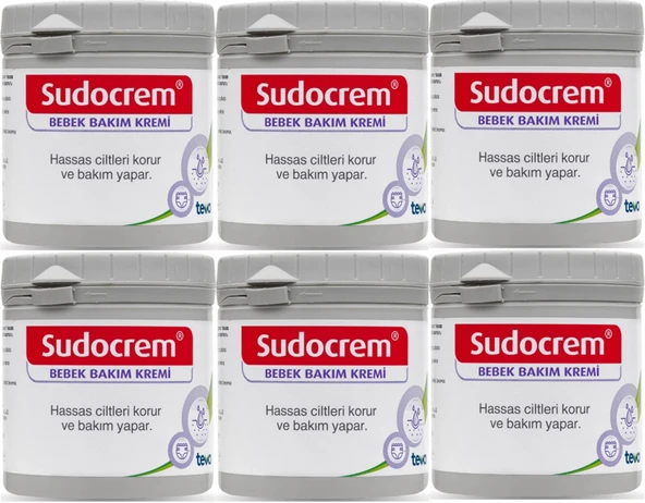 Sudocrem Cilt Bebek Bakım - Pişik Kremi 250GR (6 Lı Set) ürün görseli 1