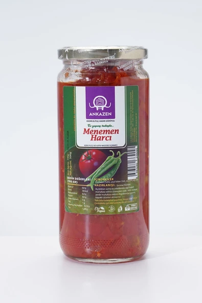 ANKAZEN Kadın Eliyle Menemen Harcı Katkısız 460 gr ürün görseli 1