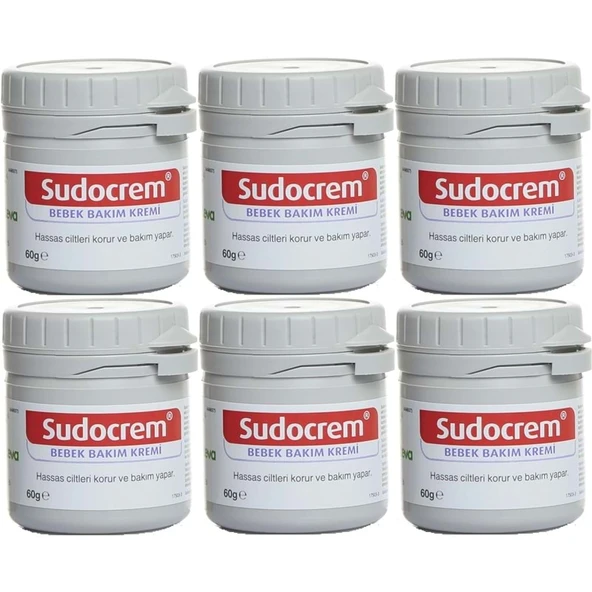 Sudocrem Cilt Bebek Bakım - Pişik Kremi 60GR (6 Lı Set) ürün görseli 1