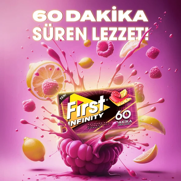 First 60 Dakika Sakız Çeşitleri 27gr - 12 Adet - Resim 10