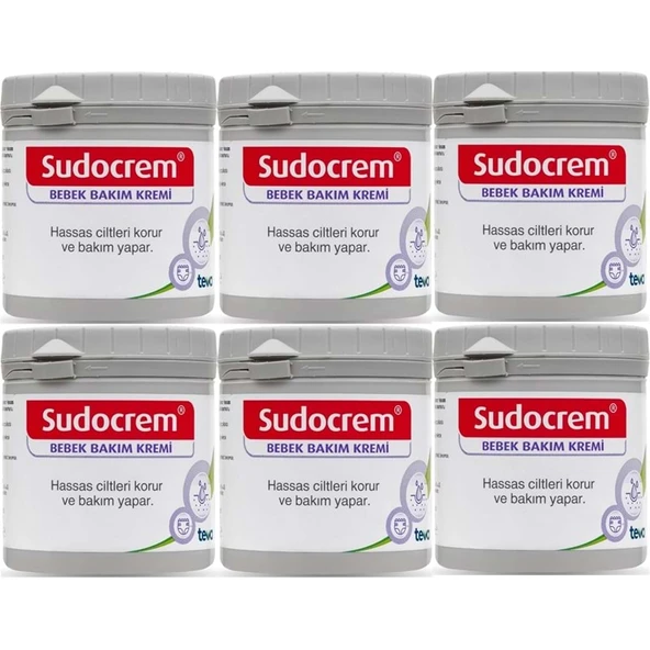 Sudocrem Cilt Bebek Bakım - Pişik Kremi 250GR (6 Lı Set) ürün görseli 1