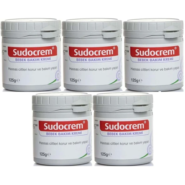 Sudocrem Cilt Bebek Bakım - Pişik Kremi 125GR (5 Li Set) ürün görseli 1