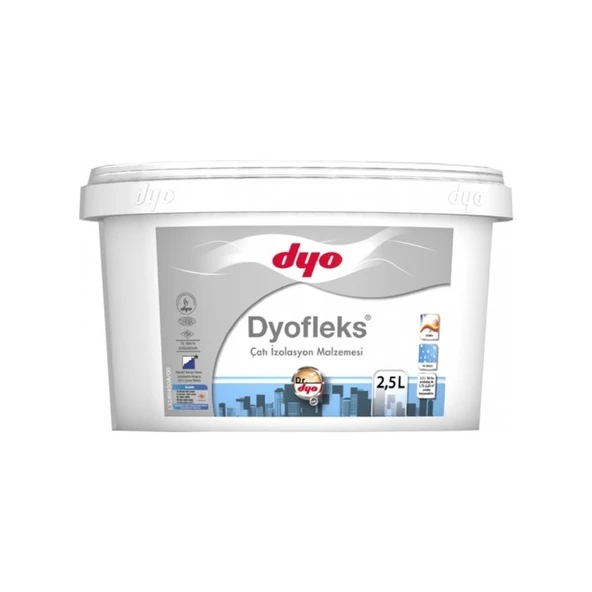 Dyofleks Çatı İzolasyon Malzemesi 5 Lt Beyaz ürün görseli 1