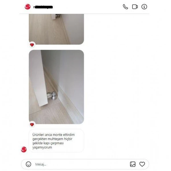 Marelli çan tipi mıknatıslı inox yer kapı tamponu - Resim 3