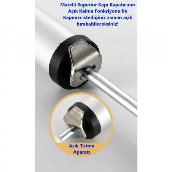 Marelli superior otomatik kapı kapatıcı kapı itme yayı - Resim 3