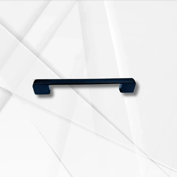 Marelli NERO BLACK siyah 160 mm mobilya dolap kulbu ürün görseli 1