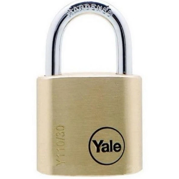 Yale essential serisi 30 mm prinç sarı asma kilit ürün görseli 1
