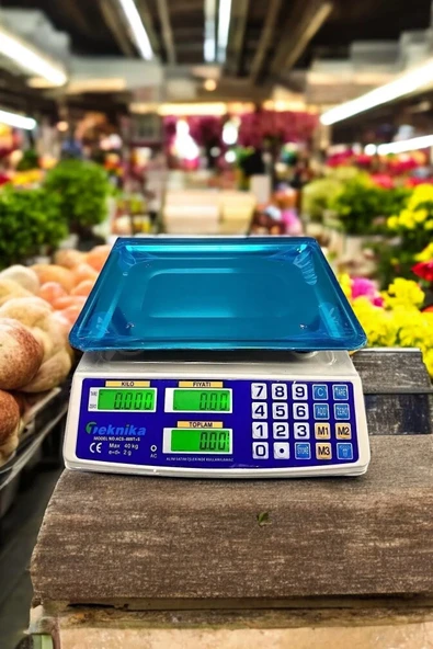 Dijital Tartı 40kğ Kapasiteli Tartı Dijital Market Kasap Tartısı ürün görseli 1