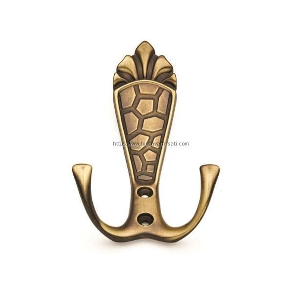 Özsan petek antik sarı eskitme rengi mobilya dolap portmanto askısı ürün görseli 1