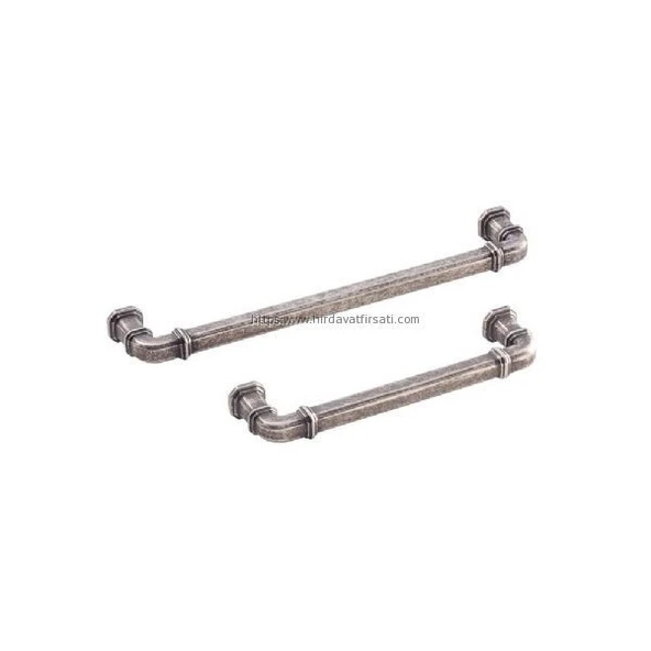 Doğanlar GUSTO antik gümüş mobilya kulp kulbu 192 mm ürün görseli 1