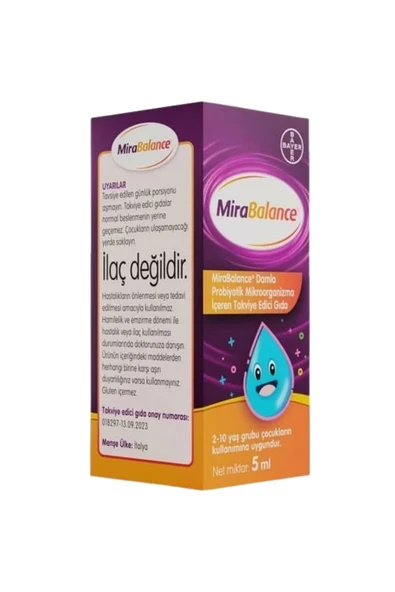 Mirabalance Probiyotik Damla 5 ml ürün görseli 1