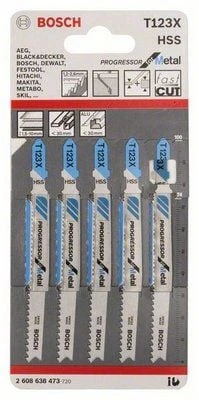 BOSCH T 123 X PROGRESSOR FOR METAL 5'Lİ - Resim 2