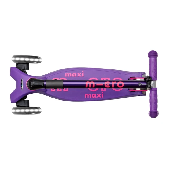 Micro Maxi Deluxe Foldable LED Purple  Mor 5-12 Yaş - Resim 10
