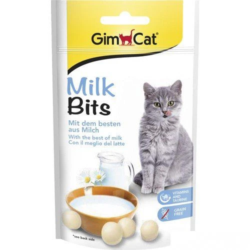 Gimcat Sütlü Kedi Ödül Tableti Milk Bits 40 Gr.x4 Adet ürün görseli 1
