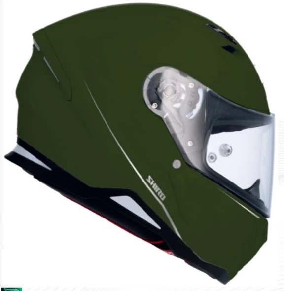 SHIRO KASK 100065 FULLFACE HUNTER M.C MATT_M GREEN ürün görseli 1