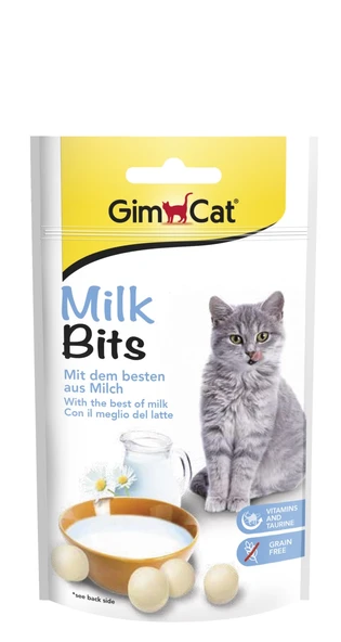 Gimcat Sütlü Kedi Ödül Tableti Milk Bits 40 Gr. ürün görseli 1