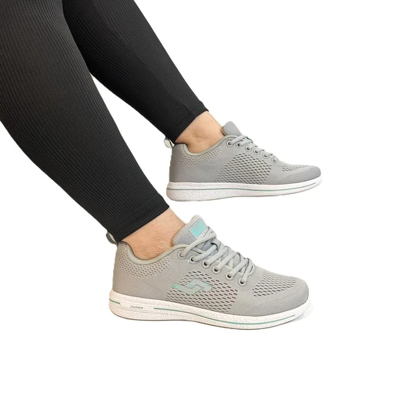 Jump 24937-24938 Gri Fuspetli Çok  Hafif Rahat Spor Ayakkabı ürün görseli 1