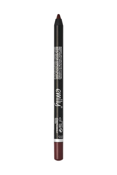 Emily Long Lasting Lip Pencil - 205 - Dudak Kalemi - Kahverengi ürün görseli 1