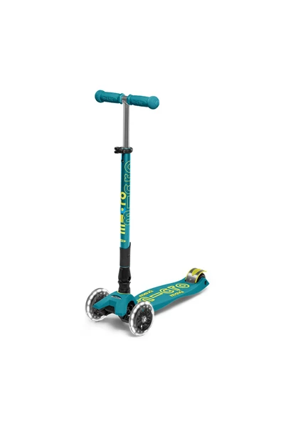Micro Maxi Deluxe Foldable LED Petrol Green  Yeşil 5-12 Yaş ürün görseli 1