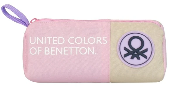 United Colors Of Benetton Tricolor Kız Çocuk Üçgen Kalemlik - Pembe ürün görseli 1
