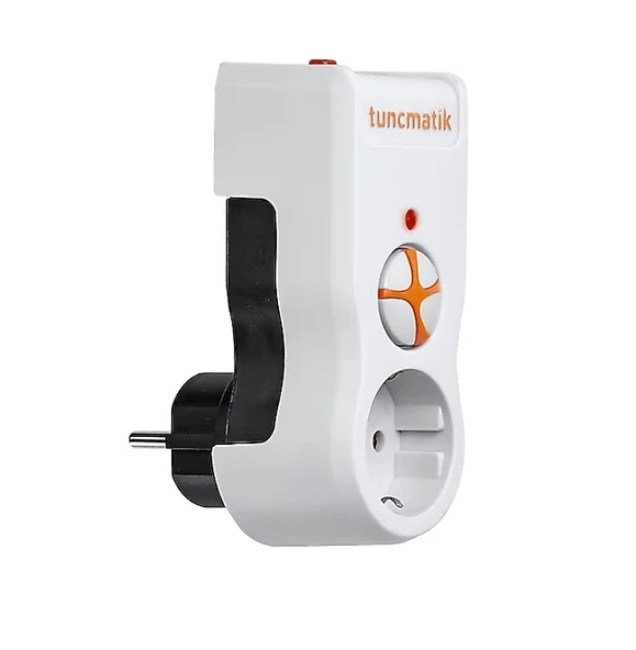 Tunçmatik TSK19019 Enerji Koruma Powersurge 1'li Beyaz Priz 1050 JOULE ürün görseli 1