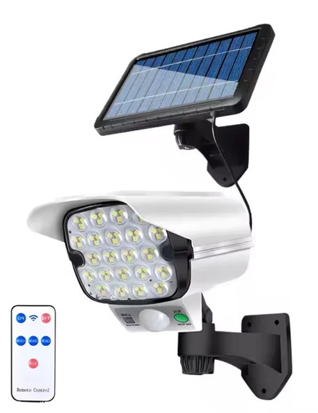 JLP-2177A 4.7 metre kablolu Güneş Enerji Panelli Kamera Görünümlü Güneş Enerjili Bahçe Aydınlatması Solar Lamba ürün görseli 1