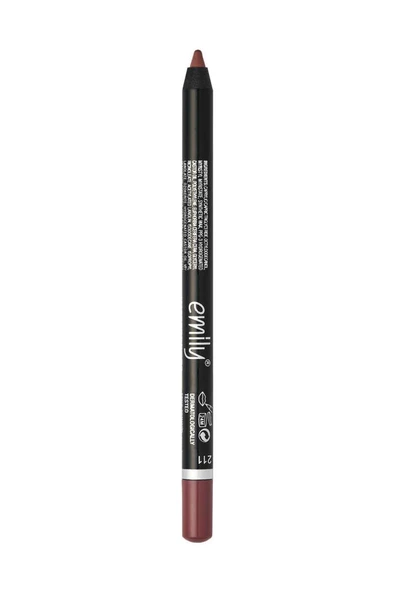 Emily Long Lasting Lip Pencil - 211 - Dudak Kalemi - Kahverengi ürün görseli 1