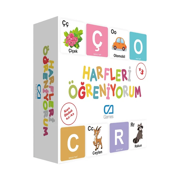 Ca Games Harfleri Öğreniyorum Eğitici Oyun Kartları CA.5042 0503 ürün görseli 1