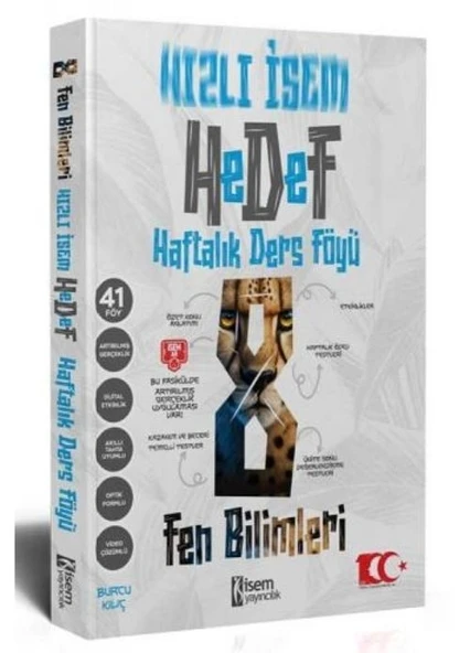 8. Sınıf Hızlı İsem Fen Bilimleri Hedef Haftalık Ders Föyü İsem Yayınları ürün görseli 1