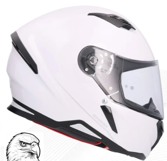 SHIRO KASK 100051 FULLFACE HUNTER M.C M Beden BEYAZ ürün görseli 1