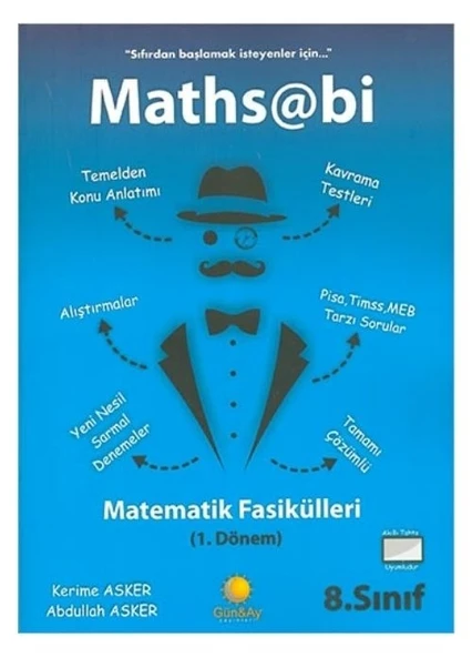 8. Sınıf 2. Dönem Maths Abi Matematik Fasikülleri Günay Yayınları ürün görseli 1