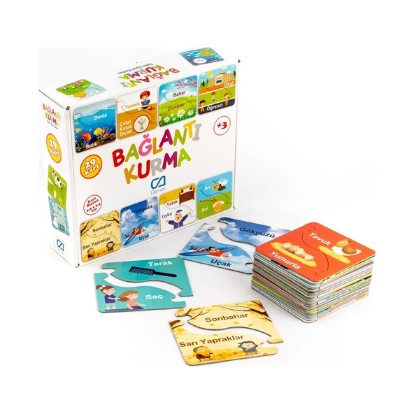 Ca Games Eğitici Bağlantı Kurma Oyun Kartları CA.5043 0664 ürün görseli 1