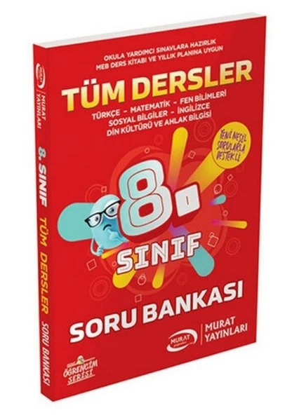 8. Sınıf Tüm Dersler Soru Bankası Murat Yayınları ürün görseli 1