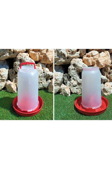 2 Li Set 4 Lt Suluk 4 Kg Yemlik Tavuk Yemliği Tavuk Suluğu Civciv Yemliği Civciv Suluğu ürün görseli 1