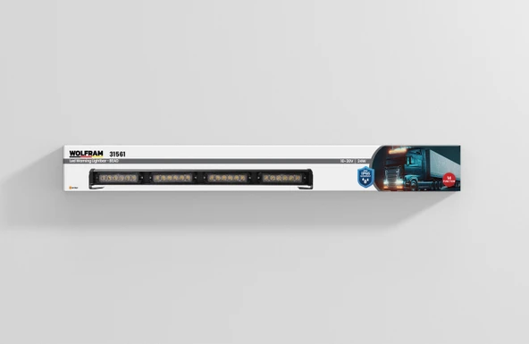 wolfram Led İkaz Lambası Yuvarlak Modül 14 Fonksiyon 61 cm 10/30V E-Belgeli 24W ürün görseli 1
