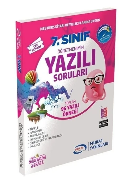7. Sınıf Öğretmenimin Yazılı Soruları Murat Defter ürün görseli 1
