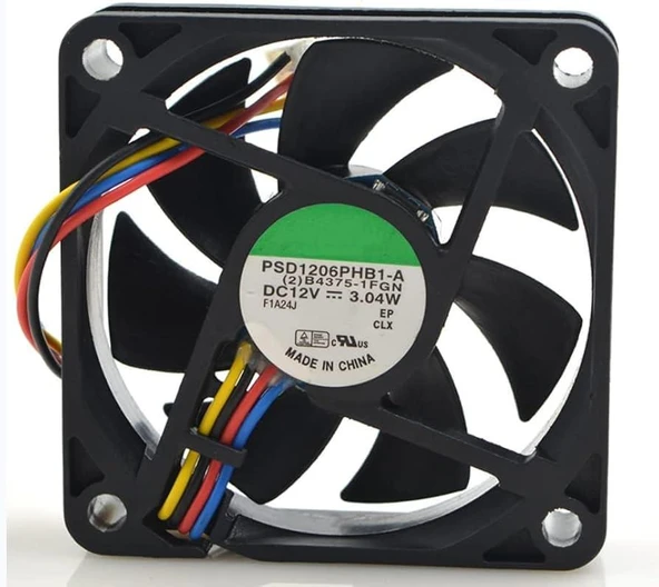 Sunon12V 3.04W 6015 Soğutucu Fan 60X60X15mm 4 pin pwm ürün görseli 1