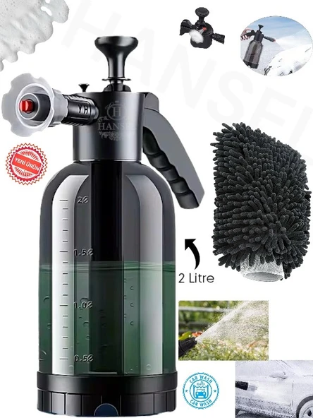 STANVOLT Maksimum Basınçlı Köpük Atan Pompa Oto Yıkama Köpürtme + Mikrofiber Araba Yıkama Eldiveni NEW ürün görseli 1