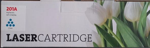 HP 201A CF401A  TONER MAVİ,CYAN,MUADİL,İTHAL ÜRÜN ürün görseli 1