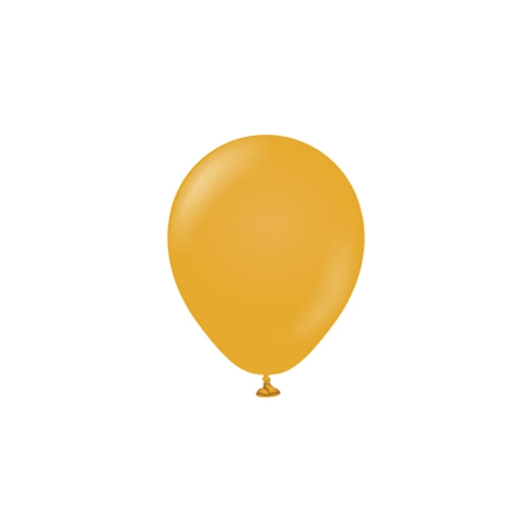 Retro Zerdeçal Pastel Balon 10 lü 5 inç ürün görseli 1
