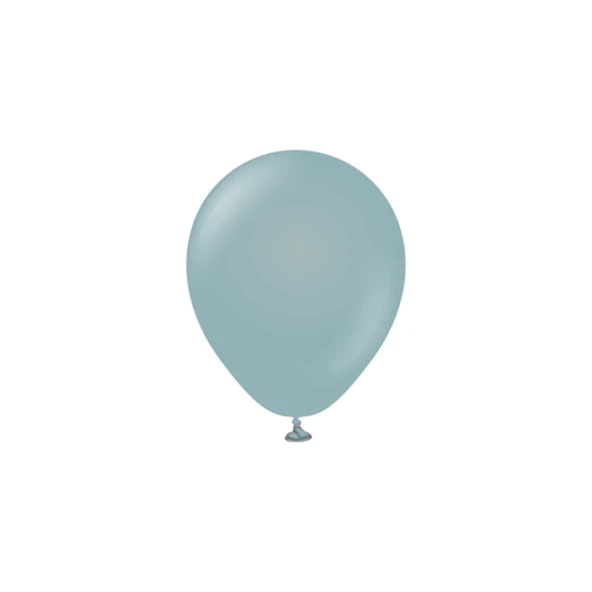 Retro Fırtına Mavi Pastel Balon 10 lü 5 inç ürün görseli 1